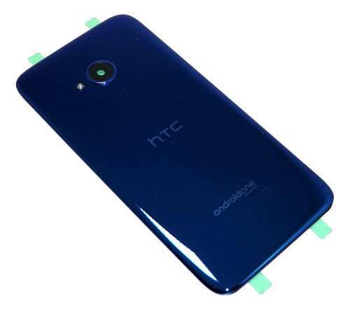 Tapa Trasera Para Htc U11 Life 2q3f300 Adhesivo Nuevo Azul