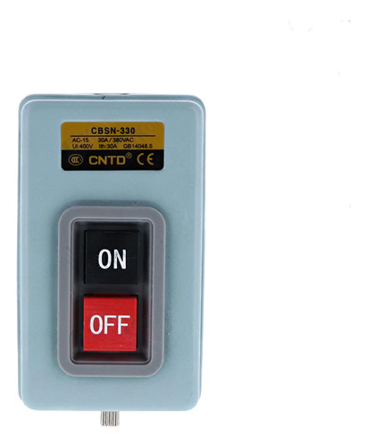 Cbsn-330 Interruptor Botonera Arrancador 30amp 3polos Metal