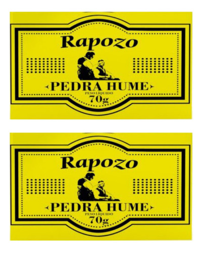 Kit 02 Pedra Hume 70g Adstrigente  Anti-séptico - Rapozo