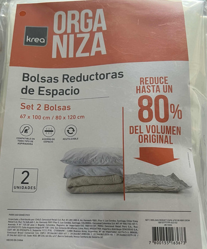 Bolsas Reductoras De Espacio