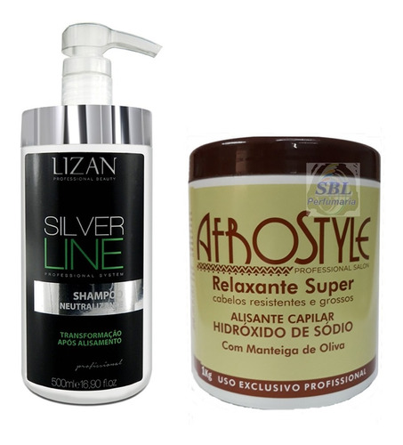 Alisante Afrostyle Hidróxido  Neutralizante Silve Line 1kg