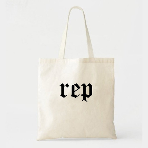 Tote Bag Taylor Swift Rep- Lienzo Estampada