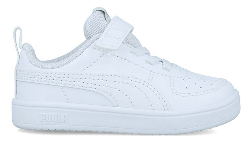 Tenis Deportivo Escolar Puma Rickie Ac Niño Sintetico Blanco