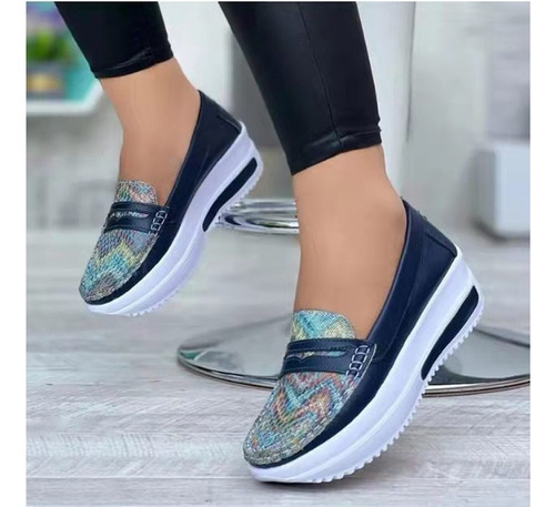 Divertidos Zapatos Para Mujer Casuales Talla Grande Cómodos