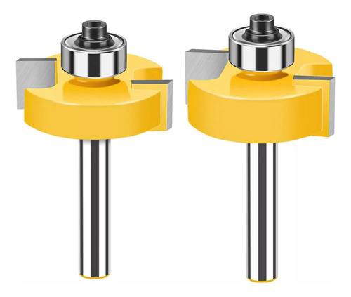 Set 2 Fresas De Ranurar Madera Router Tupi Fresado Toolstore