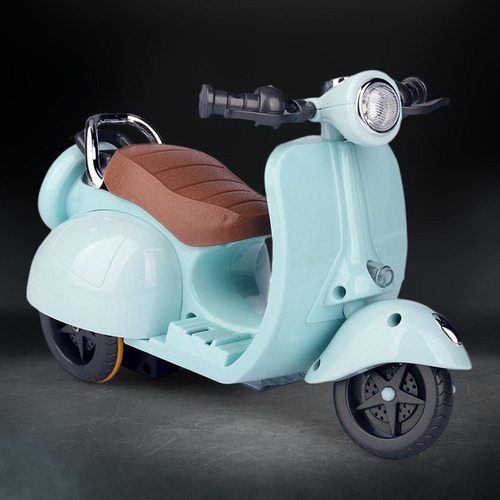 Motorcycle Kids Juguete Interactivo Para Niños Regalos Azul