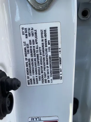 Honda Crv Exl 2019