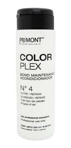 Primont Color Plex Acondicionador Paso 4 Reparador 250ml
