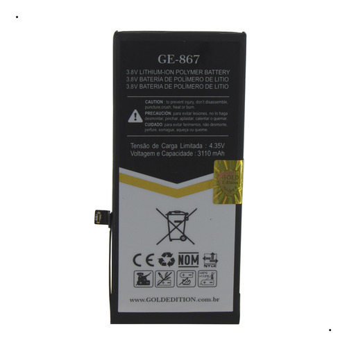 Flex Carga Gold Ge-867 Compativel Com iPhone 11+kit Reparo