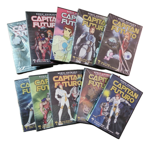 Colección Completa Dvd Capitan Futuro 2008 Retro