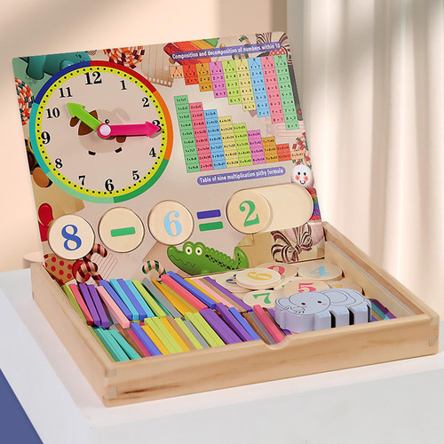 Juguete Montessori Para Contar Bloques De Números Y