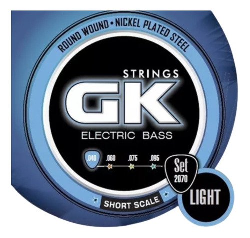 Encordado Para Bajo Electrico Gk 2070ec Light Escala Corta