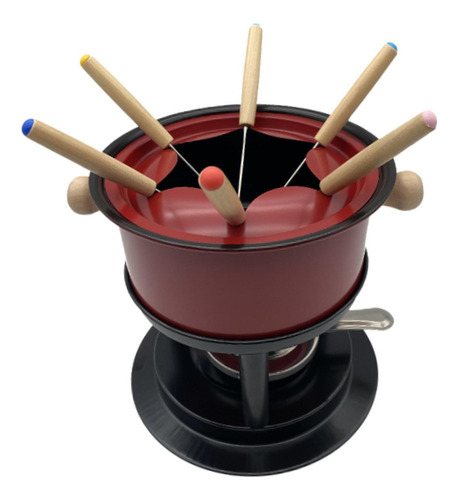Fondue Pot Set Multifunción Sturdy Cheese Fondue Pot Caldo