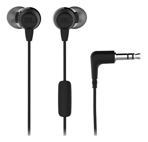 Fone De Ouvido Jbl T50hi Intra Auricular - Preto