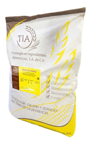 Base Amarillo Huevo Para Tortilla De Maíz 20 Kg Tia