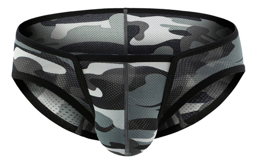 Ropa Interior Para Hombre, Camuflaje, Cintura Baja, Transpir