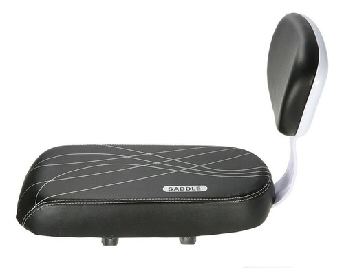 Cojín Para Asiento Trasero De Bicicleta Con Respaldo,