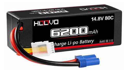 Bateria Lipo 14.8v 6200mah 80c 4s Ec5 Plug Hoovo