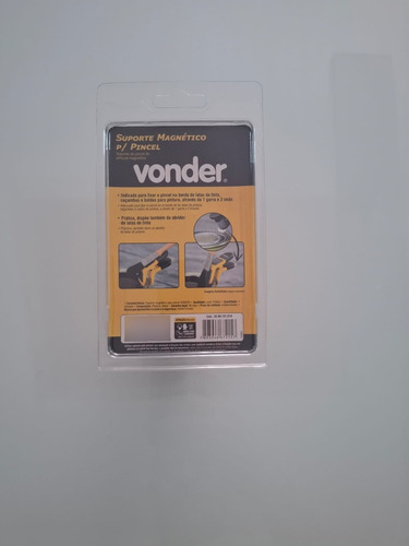 Suporte Magnético Para Pincel Com Abridor De Latas Vonder