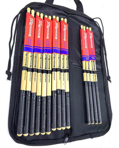 Kit Baqueta 5 Par 5b + 2 Par 5a Specialbeat By Prostick+bag