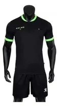Comprar Conjunto Arbitro Juez Kelme Negro Camiseta Y Short Kelme.uy