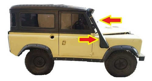 Imagen 3 de 3 de Anfibio Land Rover Santana Defender Snorkel Funcional Repues