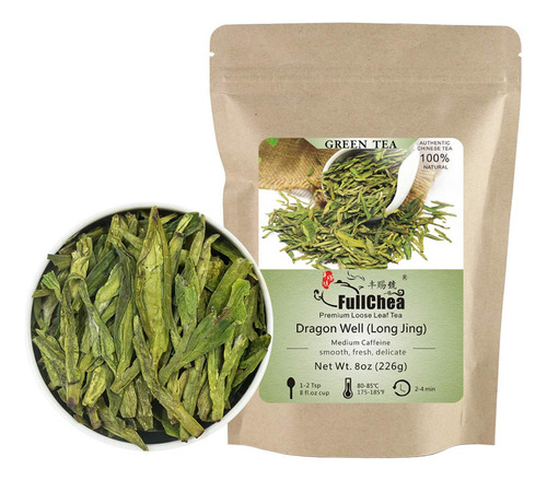 Té Longjing Té Dragonwell Té Verde Chino Hojas Suelt...