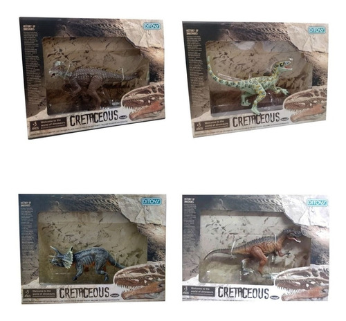 Dinosaurios Cretaceous Medianos Ditoys Varios Modelos