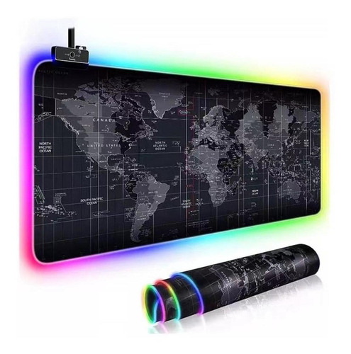 Mesa portátil Mousepad Gamer Led Rgb grande para el hogar y la oficina