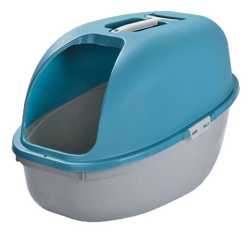 Baño Arenero Para Gato + Tapa + Pala Sanitario Gris Rimax