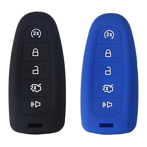 2pcs Sillicone Key Skin Cover Key Remote Case Protector...