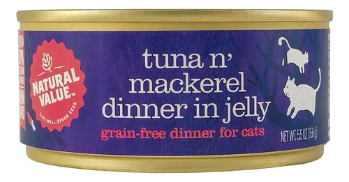 Natural Value Cat Food Atún N Toppings Con Caballa (sin Gran
