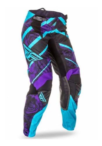 Fly Racing Kinetic Race Womens Pants Purple/blue