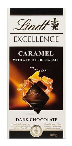 Chocolate Lindt Excellence Dark Caramelo E Flor De Sal 100g | Parcelamento  sem juros