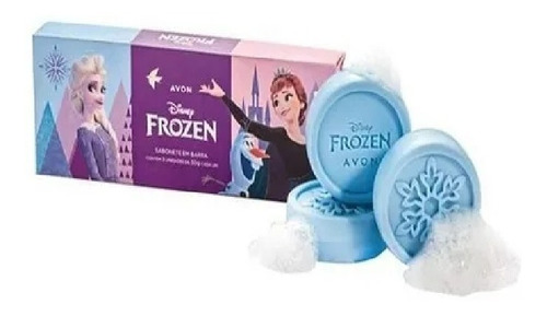 Estojo Sabonetes Disney Frozen Com 3 Unidades Avon