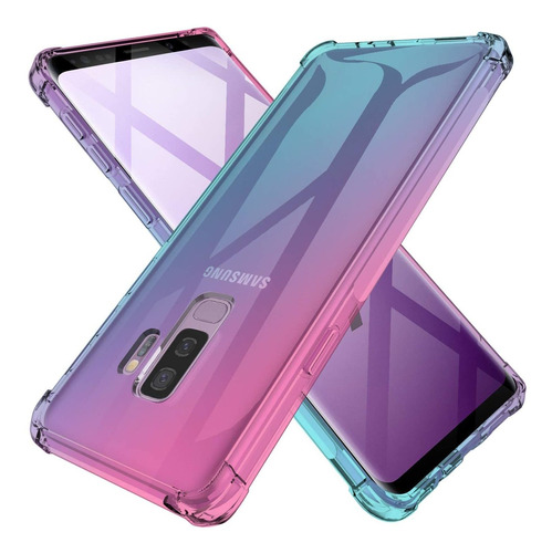 Funda Para Samsung Galaxy S9 Plus - Rosa Y Verde