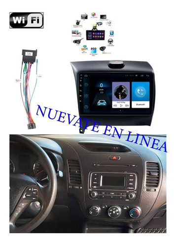 Radio Android Gps 9 Pulgadas Más Bisel Kia Cerato + Cámara