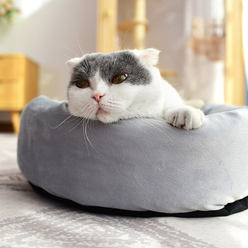 Cama De Felpa Para Mascotas (xl) Para Gatos Y Perros, Cama E