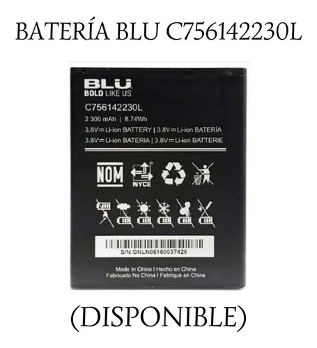 Batería Blu C756142230l.