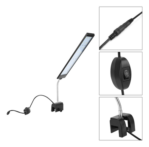 Acuario Led Para Pecera, 10 W, Clip, 27 Segundos, Alto Brill