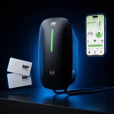 Carregador Carro Elétrico Mf Power T2 32a 7kw 220v Wallbox