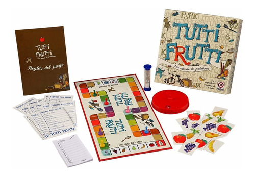 Tutti Frutti Clasico Juego De Palabras Ruibal - Mundo Manias