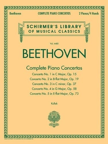 Beethoven Conciertos De Piano Completos Schirmers Biblioteca