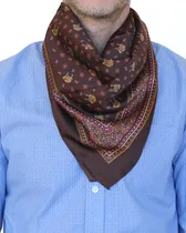 Comprar Pañuelo De Seda Italiano Hombre 80cm X 80cm Monturas