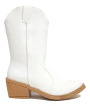 Comprar Botas De Mujer Texanas Urbana Taco Bajo Botineta Vestir Moda