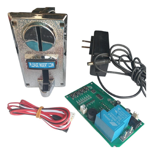 Timer Temporizador+ Monedero Multimonedas+ Fuente Poder 12v