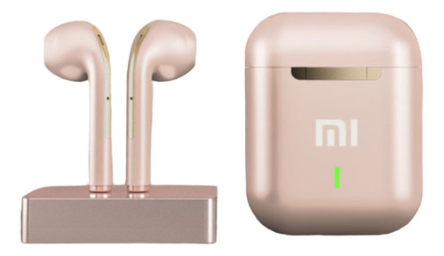 Fone de ouvido in-ear gamer sem fio Xiaomi Mi J18 J18 rosa