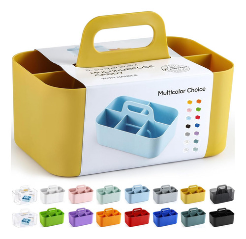 Organizador Multiusos Con Asa - Caja Apilable De Plástico -