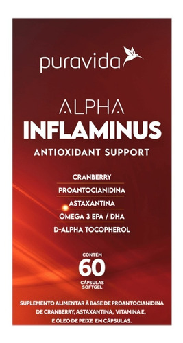 Alpha Inflaminus Suplemento Antioxidante Natural Puravida