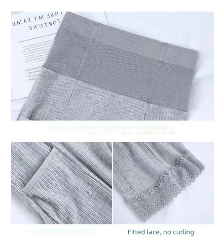 A! Pantalones De Seguridad De Algodón, Cintura Alta,